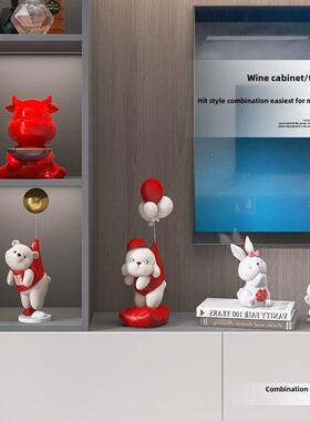 创意酒柜家居饰品客厅玄关桌面摆件现代简约电视柜结婚送新人礼物