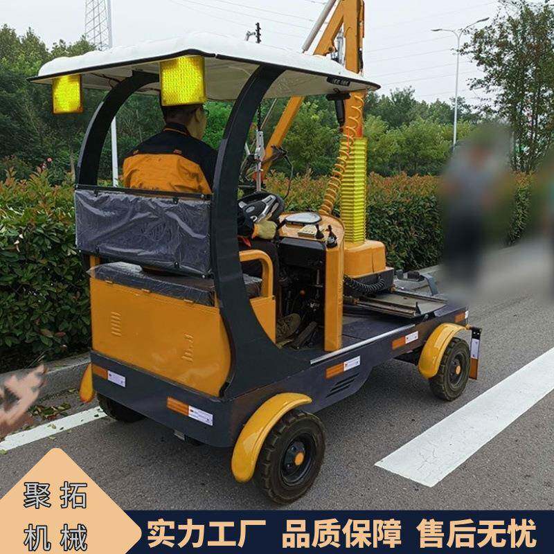 绿化修剪车道路两旁剪枝机电动绿篱修剪机