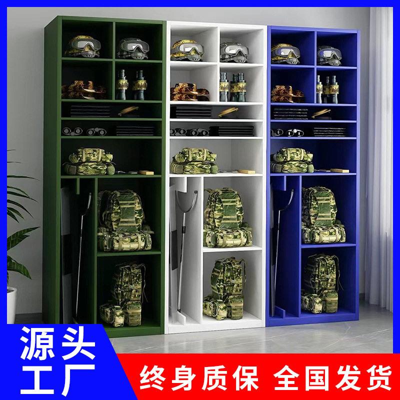 指挥携行器材柜防暴物资存放柜背囊头盔盾牌组合柜人战斗装备柜