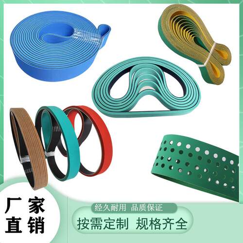 两面蓝色全自动糊盒机皮带纸张输送带喂料带传动带粘盒机传送皮带