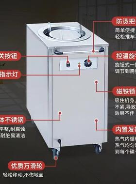 风热循环保商温1餐车双HW-11-2用不锈钢BEV可移动保温餐车