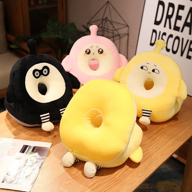 蛋仔双面午睡枕办公室趴睡枕小学生儿童趴趴枕午休抱枕2024新款