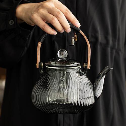 玻璃高硼硅煮茶烧水壶茶壶耐热智能电陶炉煮茶器提梁壶家用养生壶