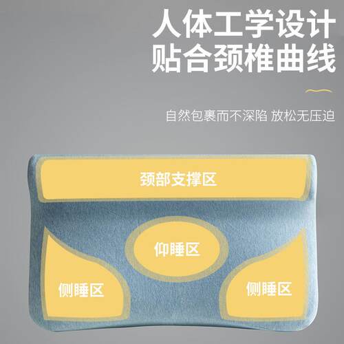 无感云浮记忆枕头记忆棉零压枕芯护颈枕护颈椎助睡眠枕芯软