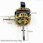 18英寸落地扇 40摇头电机头65W通用电风扇轴长纯铜电机