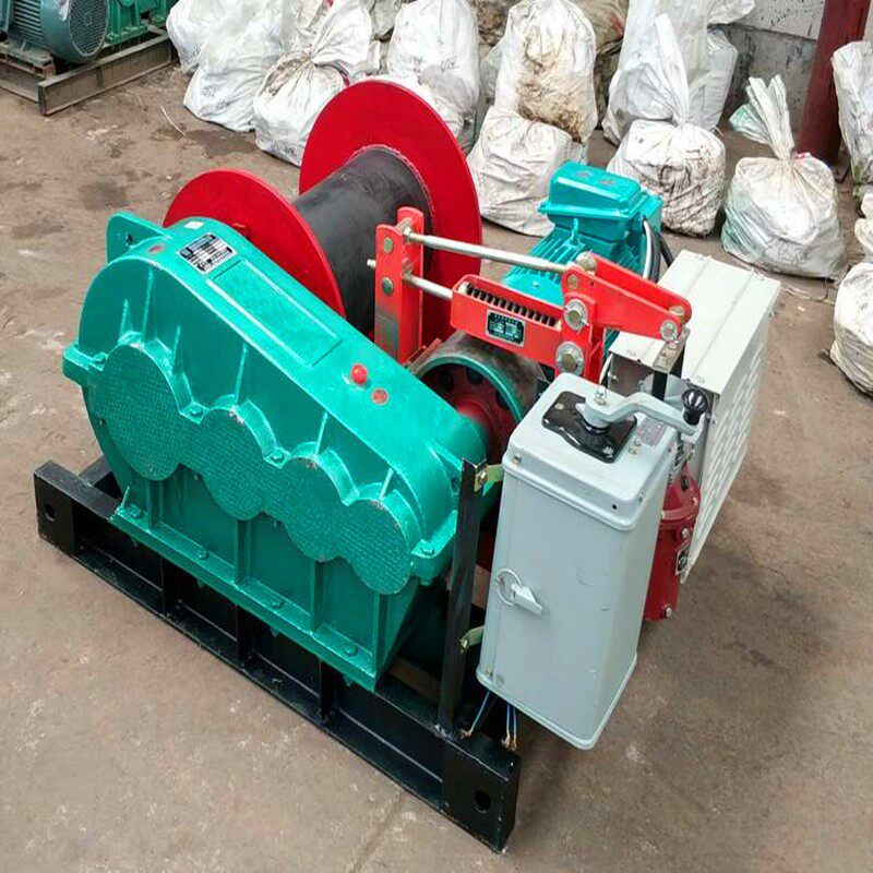 船用液压工程车卷扬机10吨大型单绳绞车重型耐用木机起重牵引绞盘