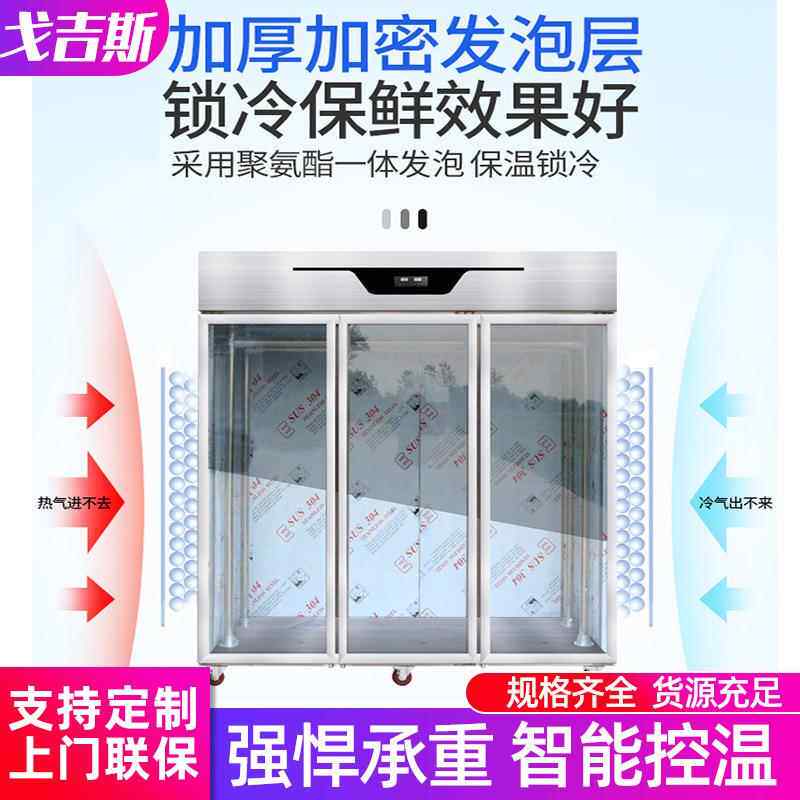 挂保肉柜鲜羊肉单双三门冷鲜柜冻铜管制冷361猪牛肉立式排酸柜
