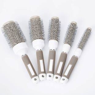 Hair Size Hairbrush Brush Thermal Nano Ion Round Ceramic