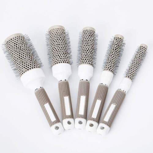 6 Size Hair Brush Nano Hairbrush Thermal Ceramic Ion Round B