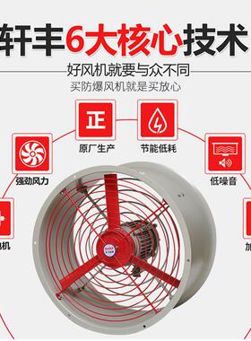 厂家直销IIC T4防爆轴流通风机CBF 300低噪音排风扇工业排气扇