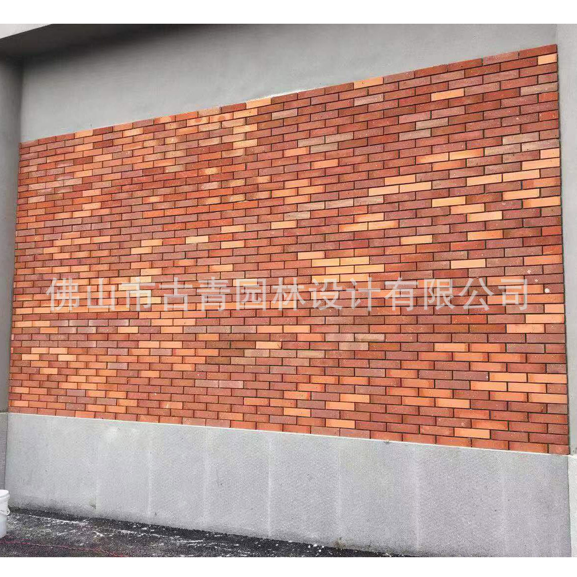 仿古建筑古建材料烧制复古小红砖清水红砖片红砖片艺术砖片