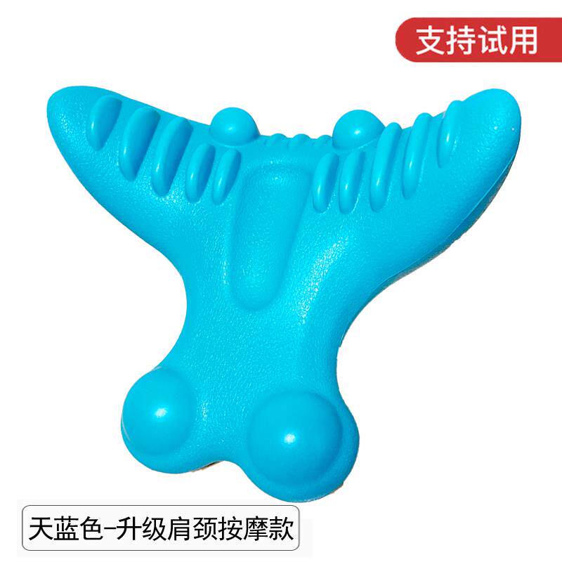 正品械式颈椎按摩器家用 富贵包矫正背牵摩引器 部指压按机垫设备