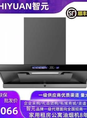 厂家直销变频油烟机T型大吸力自动清洗一体简智能体感一级能效