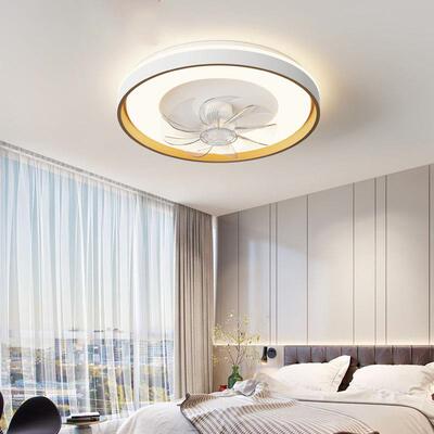 风扇灯厂家直销吊扇灯餐厅客厅卧室家用吸顶灯风扇吊灯一体大尺寸