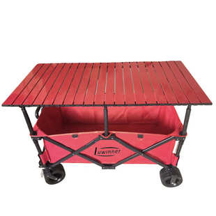 摆摊夜市摆摊红色桌升降车蛋卷板摆摊外棚户专用车移动折叠车遮阳