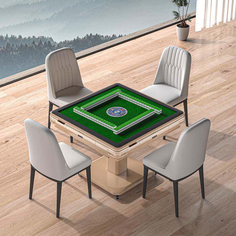 上岛乾全自动家用麻将机折叠款餐桌两用麻将桌多功能四口机