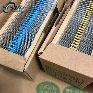 编带金属膜1%0R1R20R51R47K20K1K10K4.7K100K10欧1M插件电阻