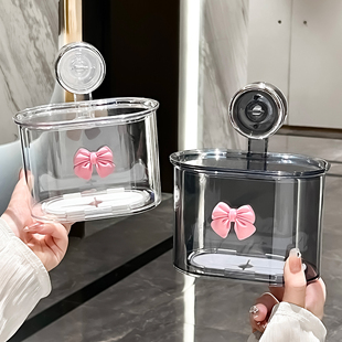 2024一次性保鲜膜套罩袋吸盘收纳盒壁挂装水槽过滤网抽取神器置物