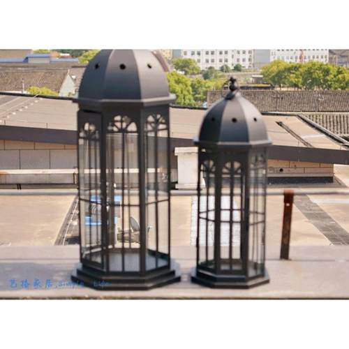 两件套大型烛台 落地风灯 欧式铁艺烛台 防风蜡烛台 婚庆典礼热销