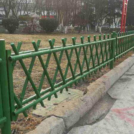 不锈钢竹篱笆乡村花园绿化防护护栏庭院户外菜地仿真栅栏户外护栏