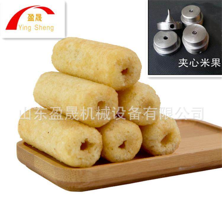 大米锅巴膨化机夹心米果生产线酥脆夹心米饼膨化机食品膨化机