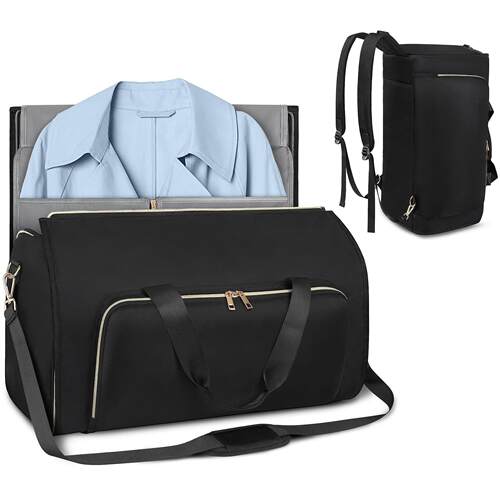 Suit bag, convertible clothing bag, durable folding hanging