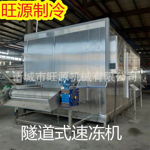 芒果速冻机 水果块流态化速冻机 隧道式流化床速冻耗能低 旺源
