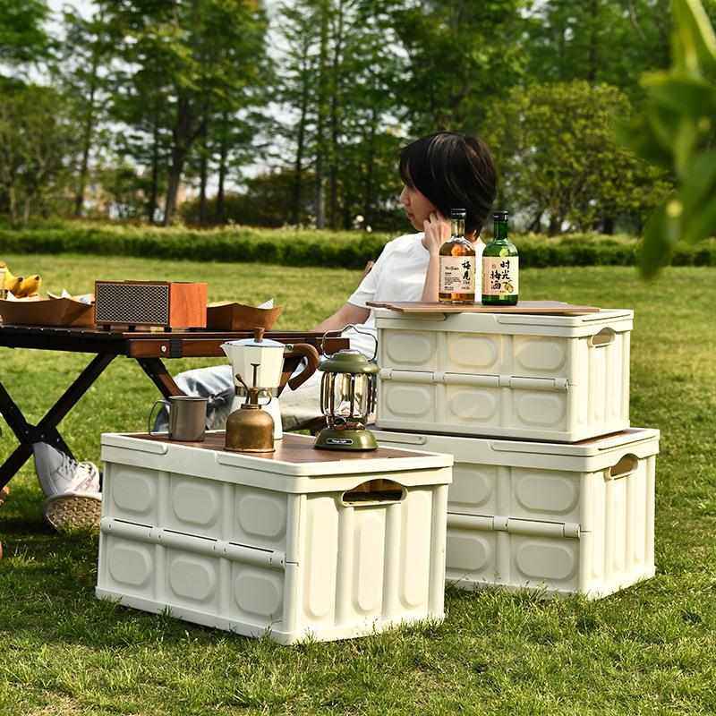 车载折叠收纳箱户外露营收纳盒野营木盖置物箱车载后备箱手提式,收纳整理,收纳箱,淘宝优惠券,粉丝福利购,淘宝优惠卷