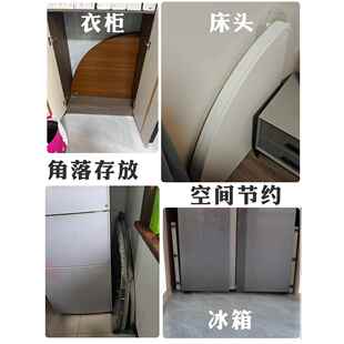 四分可折叠圆桌面4折圆台面板 餐桌圆形家用大圆桌F765MT78桌12