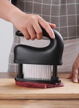 松肉器48针敲肉断筋扎孔入味针家用猪牛排器锤肉器不锈钢打肉凌月