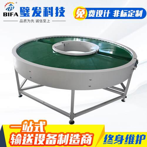 厂家供应180度转弯机拐角输送带车间循环传送带仓储物流传送线