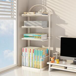 分类文件置物架桌面书架办公室资料收纳架桌面书本收纳架