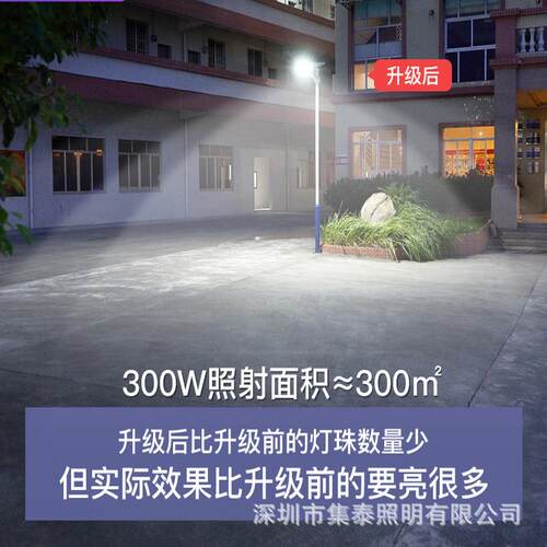 LED小金豆太阳能庭院路灯户外100W200W新农村建设超亮太阳能路灯