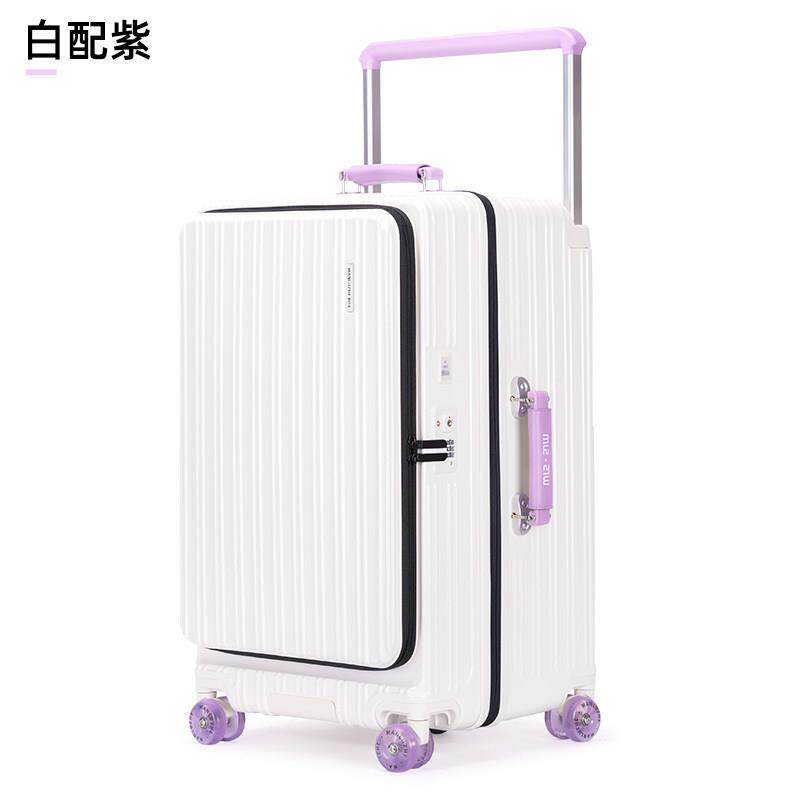 正品开盖行李箱多容功能宽拉杆行20侧寸登机箱拉杆30寸旅大量密码