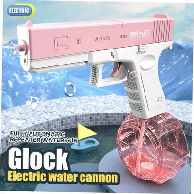 Water Gun Electric Glock Pistol Shooting Toy Full Automatic
