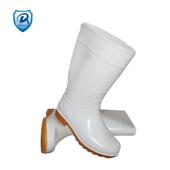 子 耐磨厨房食品车间套鞋 食品厂白色防滑牛筋底雨鞋 男女士劳保水鞋