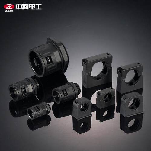 AD54.5M型尼龙直插式塑料软管浪管直通固定头 波纹管接头软管接头