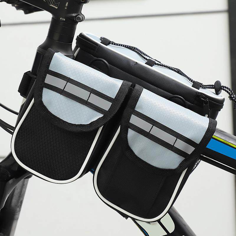 自行车包前梁包上管包山地车公路车挂包骑行置物包手机大容量装备,运动包/户外包/配件,运动护具配件,淘宝优惠券,粉丝福利购,淘宝优惠卷