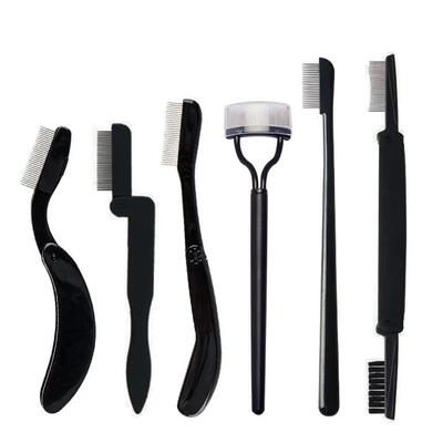 1 Pcs Black Foldable Eyelash Brush Comb Beauty Makeup Lash S