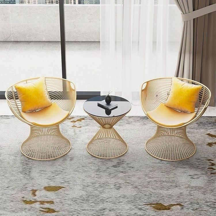 网红现代轻奢阳台休闲沙发椅单人茶几桌椅三件套成人家用桌椅组合,住宅家具,桌椅套件,淘宝优惠券,粉丝福利购,淘宝优惠卷