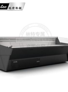 林特动感鲜生4新款风冷鲜肉冷藏展示柜款式时尚不锈钢底板