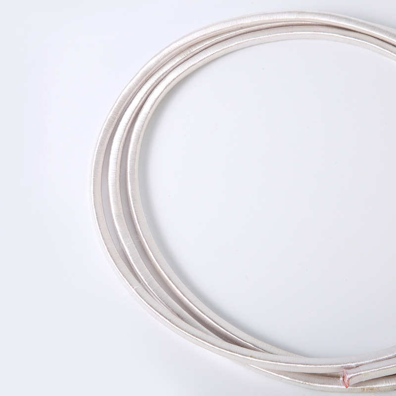 6AWG2800/0.08红色漆包线双层尼龙丝包压方形Litz多股漆包线扁线