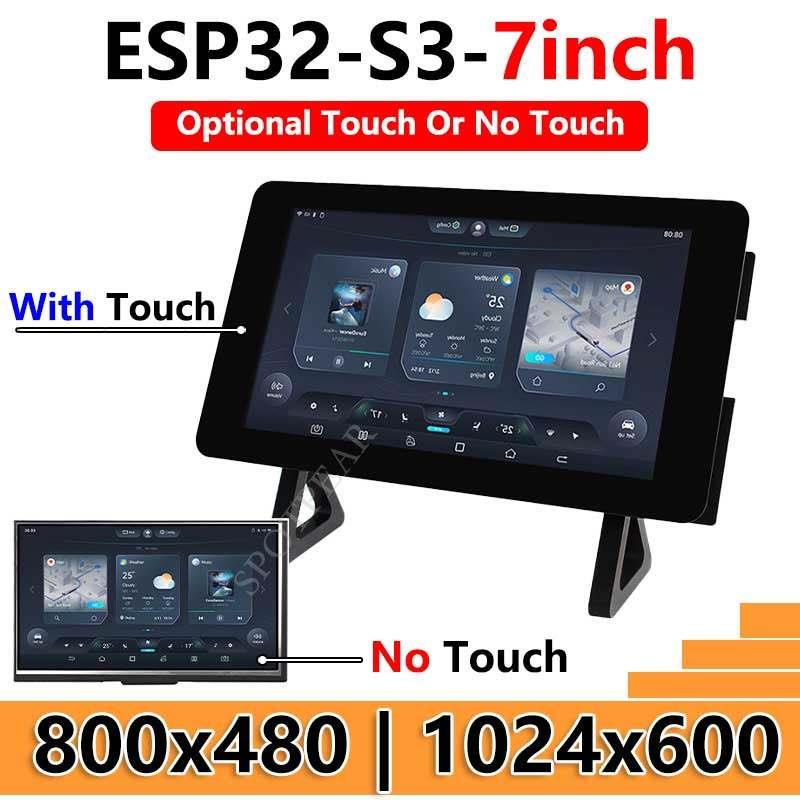 ESP32-S3 7寸电容触摸屏开发板 WiFi蓝牙CAN传感器RS485