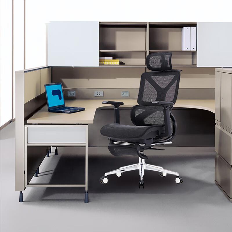 体66364学椅双节背护腰办公椅卧室居家工办电公脑椅可躺老人板椅