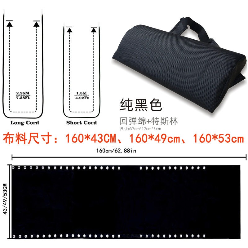 户外豪华躺椅特斯林透气面料折叠午休椅休闲椅配件午休躺椅