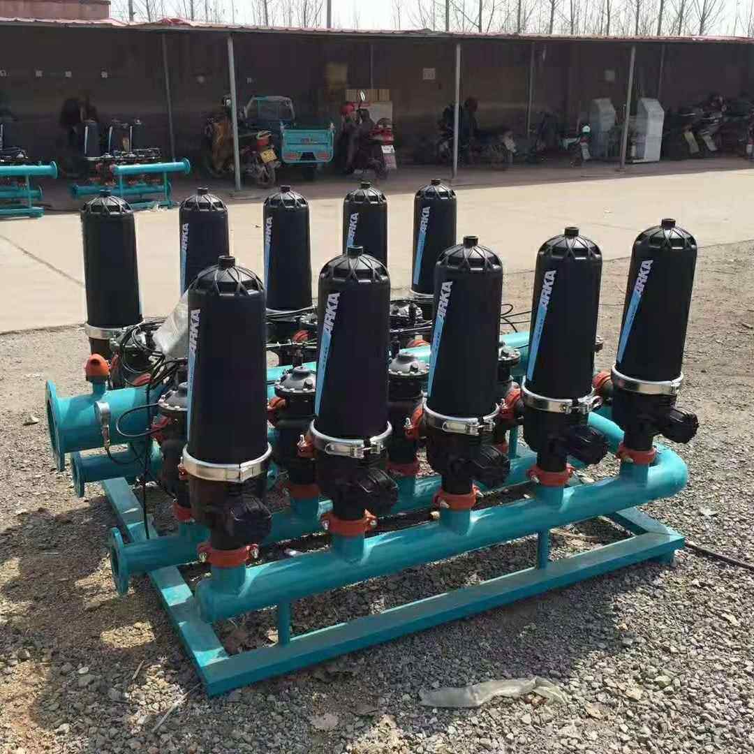 叠片过滤器 农用灌溉全自动反冲洗碟片过滤器加压过滤器厂家