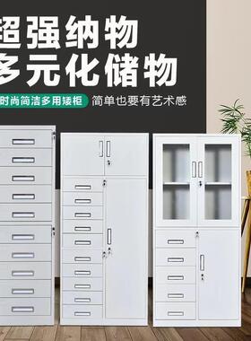铁皮多件抽屉柜多层收纳柜储物柜财务GVV票柜据工斗具柜整文理柜