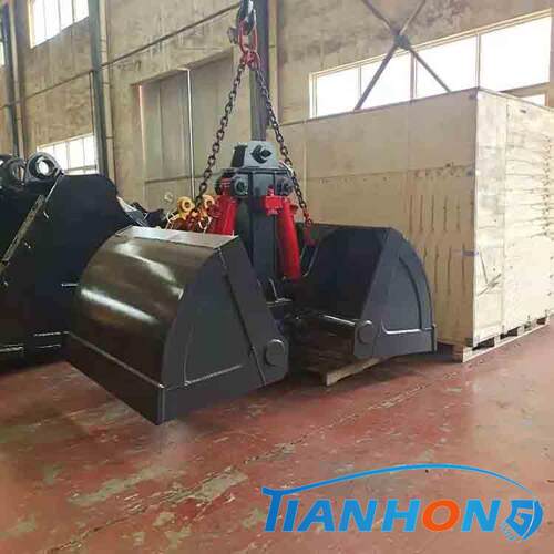 挖掘机液压旋转贝壳斗 工地沙石抓取 适用各种挖机的抓斗03