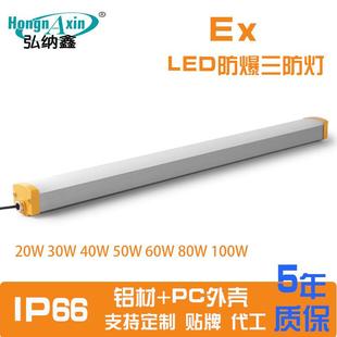 LED防爆灯一体化40W30W特殊场所照明灯具双管防爆灯IP66