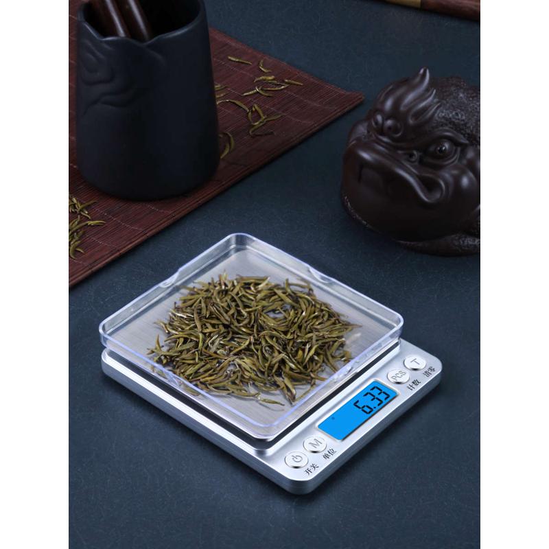 高精度克度电子秤厨房称茶叶电子量茶称小型茶器商用克称